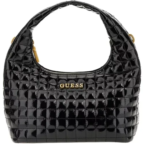 Elegante und zeitlose schwarze Hobo-Tasche für Damen - Guess - Modalova