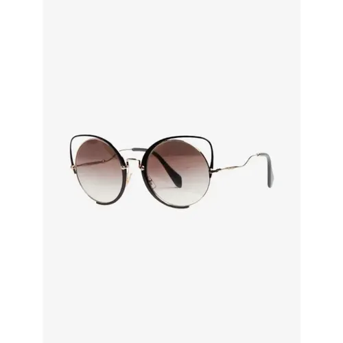 Pre-owned Accessories, female, , Size: ONE SIZE Pre-owned Glass sunglasses - Miu Miu Pre-owned - Modalova