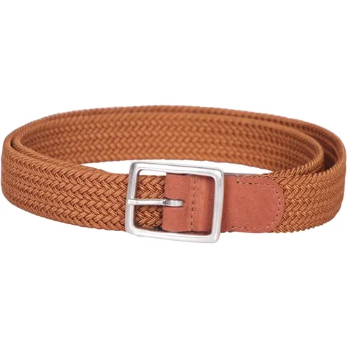 Belts, male, , Size: 110 CM Braided Fabric Belt - Dell'oglio - Modalova