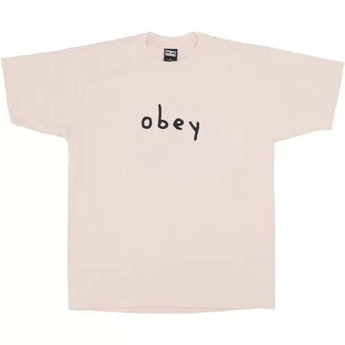 Hummingbird Tee Herren T-Shirt , Herren, Größe: S - Obey - Modalova