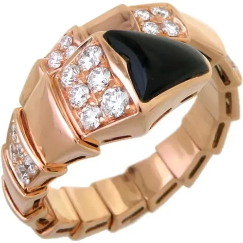 Pre-owned Jewellery, female, , Size: ONE SIZE Pre-owned Rose Gold rings - Bvlgari Vintage - Modalova