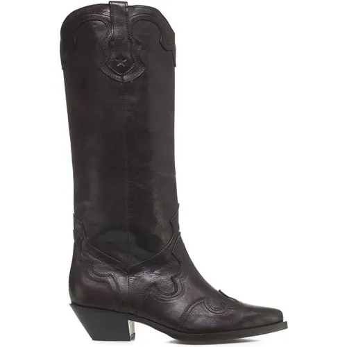Western Ankle Boots , female, Sizes: 5 UK - Curiosite - Modalova