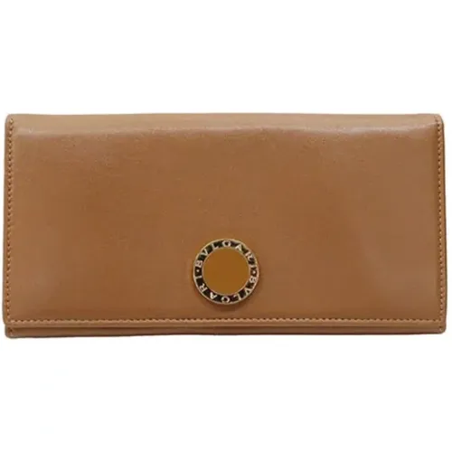 Pre-owned Wallets, female, , Size: ONE SIZE Pre-owned Leather wallets - Bvlgari Vintage - Modalova