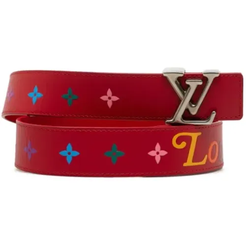 Pre-owned Leather belts , female, Sizes: ONE SIZE - Louis Vuitton Vintage - Modalova