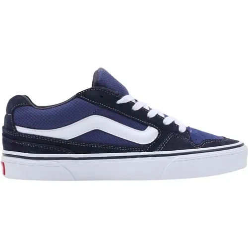 Marineblaue Suede/Mesh Sneakers , Herren, Größe: 42 EU - Vans - Modalova