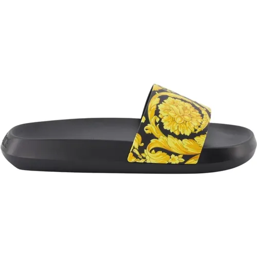 Barocco Slide Sandals , male, Sizes: 8 UK, 10 UK, 7 UK, 6 UK, 9 UK - Versace - Modalova