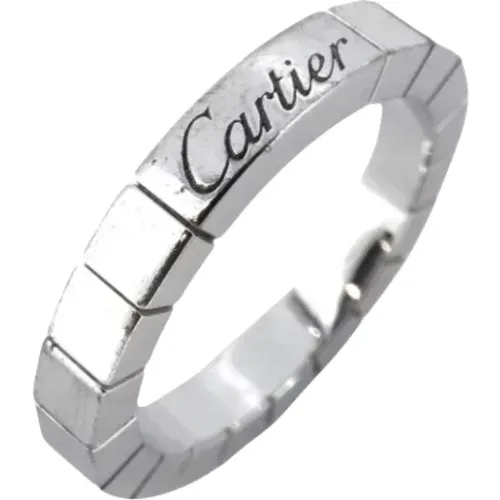 Pre-owned Silver rings , female, Sizes: ONE SIZE - Cartier Vintage - Modalova