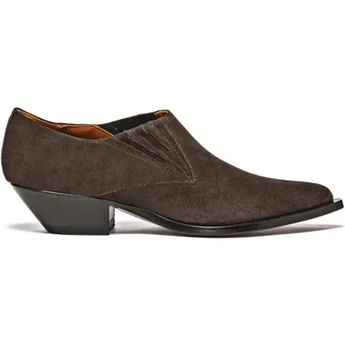 Suede Slip-on Low Boots , male, Sizes: 10 UK - Sonora - Modalova