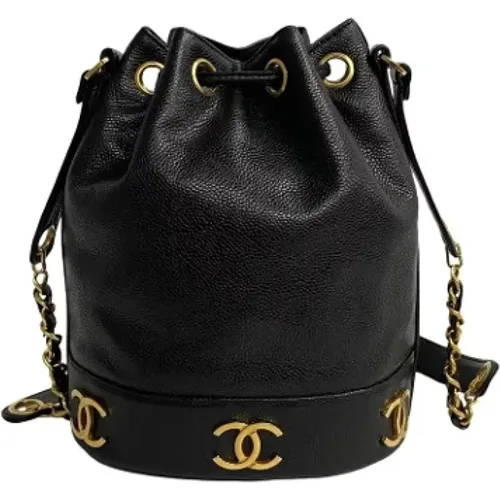 Pre-owned Bucket Bags, female, , Size: ONE SIZE Pre-owned Leather chanel-bags - Chanel Vintage - Modalova