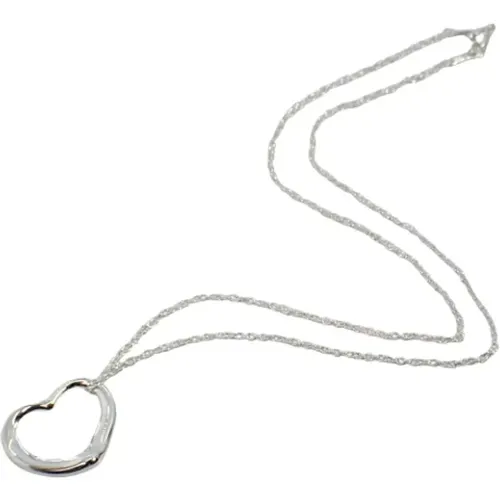 Pre-owned Jewellery, female, , Size: ONE SIZE Pre-owned Silver necklaces - Tiffany & Co. Pre-owned - Modalova