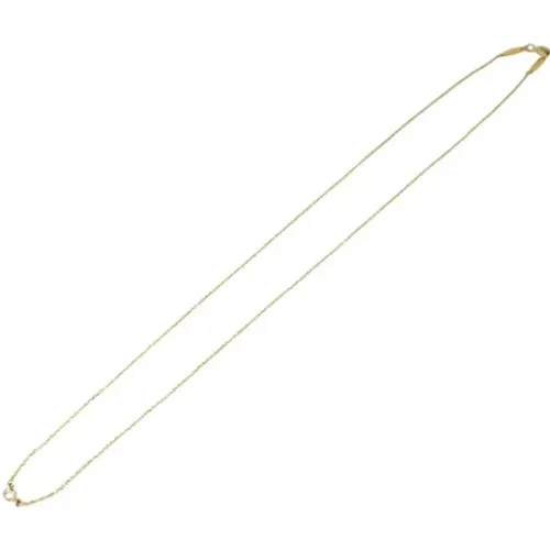 Pre-owned Jewellery, female, , Size: ONE SIZE Pre-owned Gold necklaces - Tiffany & Co. Pre-owned - Modalova