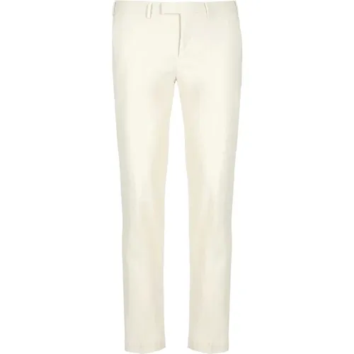 Ivory Cotton Trousers with Pockets , male, Sizes: M, XL, L, S, 2XL - PT Torino - Modalova