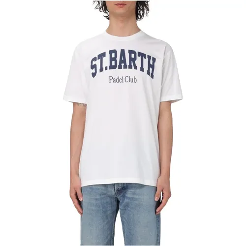 Lässiges T-Shirt für Männer , Herren, Größe: M - MC2 Saint Barth - Modalova