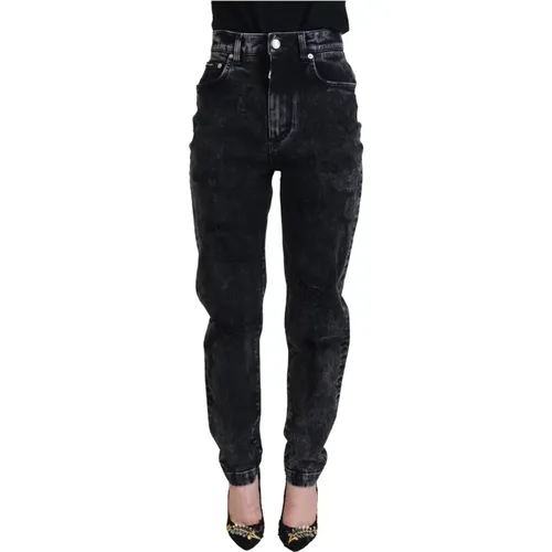 High Waist Denim Jeans , female, Sizes: XS - Dolce & Gabbana - Modalova