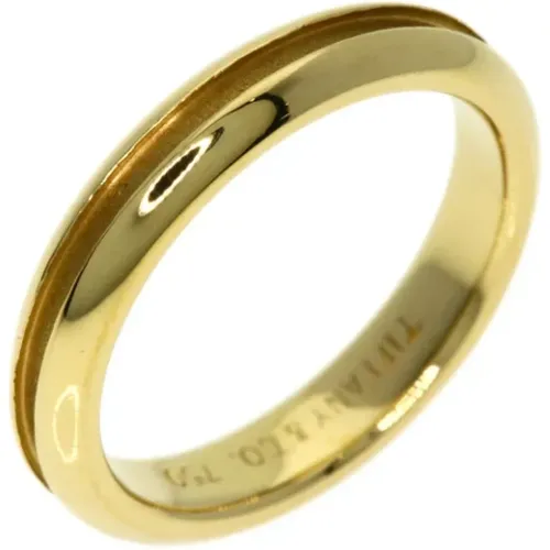 Pre-owned Jewellery, female, , Size: ONE SIZE Pre-owned Gold rings - Tiffany & Co. Pre-owned - Modalova