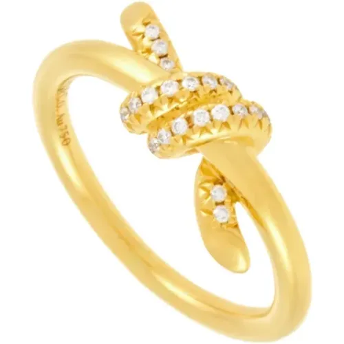 Pre-owned Jewellery, female, , Size: ONE SIZE Pre-owned Gold rings - Tiffany & Co. Pre-owned - Modalova