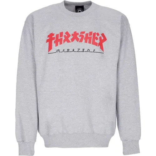 Godzilla Logo Crewneck Sweatshirt - Thrasher - Modalova