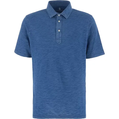 Klassisches Polo-Shirt für Männer - BRUNELLO CUCINELLI - Modalova