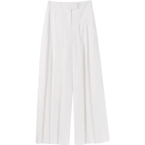 Wide Trousers, female, , Size: M Summer Occasion Suite Trousers - Karl Lagerfeld - Modalova