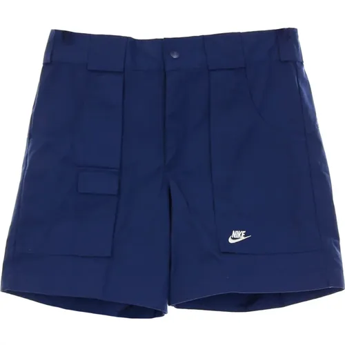 Sportswear Reissue Gewebte Shorts Mitternachtsmarine , Herren, Größe: XS - Nike - Modalova