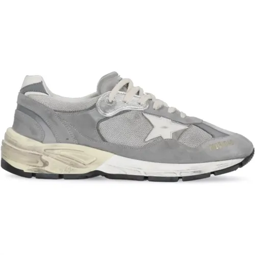 Grey , male, Sizes: 5 UK, 7 UK, 8 UK, 9 UK, 10 UK, 11 UK, 6 UK - Golden Goose - Modalova