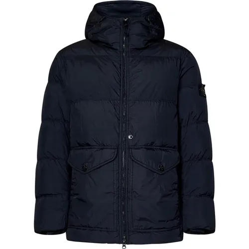 Padded Jacket with Hood , male, Sizes: M - Stone Island - Modalova