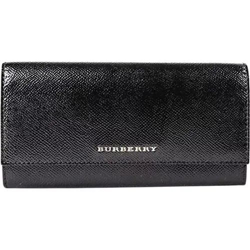 Wallets & Cardholders, female, , Size: ONE SIZE Elegant Leather Wallet/Card Holder - Burberry - Modalova