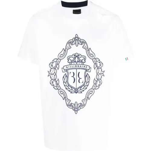 T-shirt Round Neck SS , male, Sizes: XL, 2XL, 3XL, L - Billionaire - Modalova