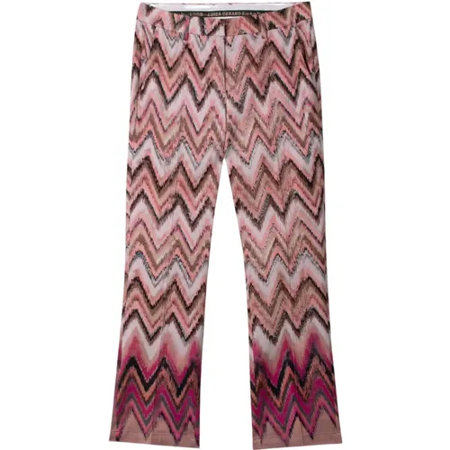 Stylish Corduroy Cropped Trousers , female, Sizes: XS, S - LUISA CERANO - Modalova