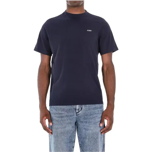 T-Shirts, male, , Size: M Cotton Short Sleeve T-shirt - Autry - Modalova