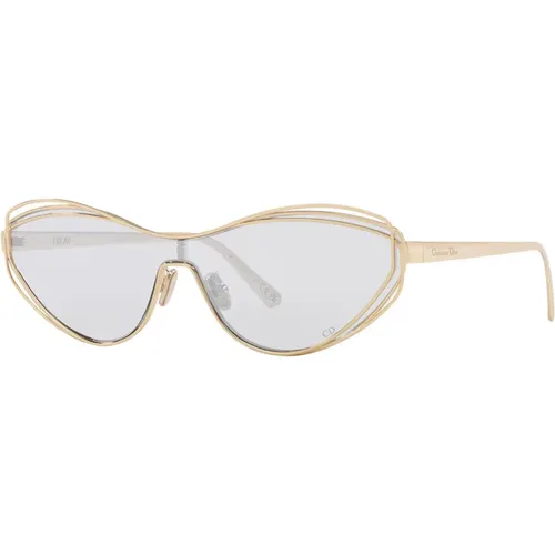 Mirrored Silver Sunglasses Fil M1U , female, Sizes: 65 MM - Dior - Modalova