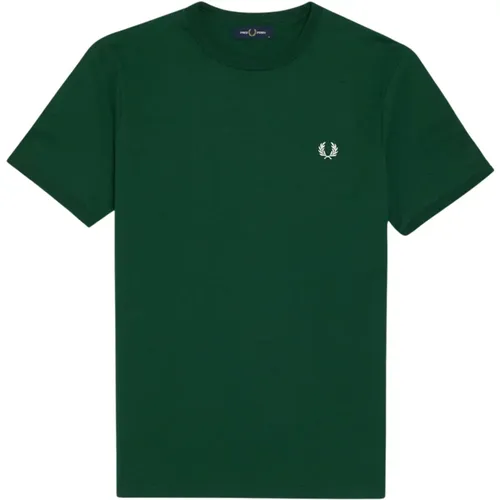 T-Shirts, male, , Size: 3XL Classic Cotton Ringer T-Shirt - Fred Perry - Modalova