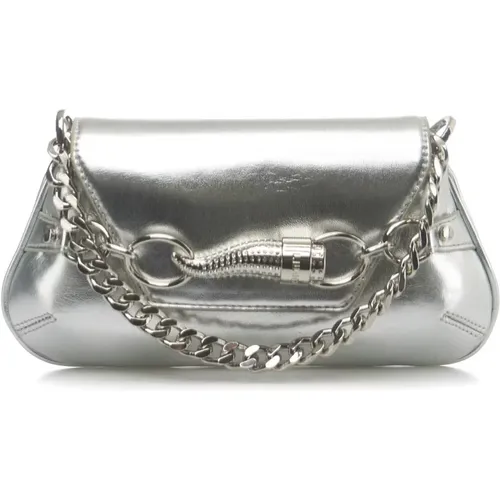 Silver Shoulder Bag for Women , female, Sizes: ONE SIZE - Liu Jo - Modalova