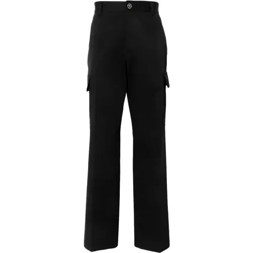 Straight Trousers, male, , Size: M Informal Pant - Versace - Modalova