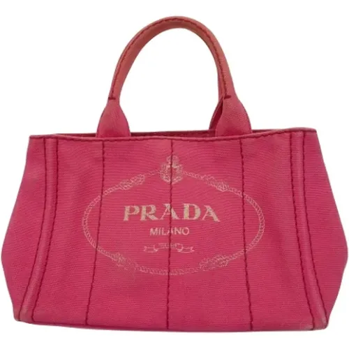 Pre-owned Canvas prada-bags , female, Sizes: ONE SIZE - Prada Vintage - Modalova