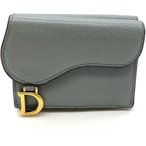 Pre-owned Wallets, female, , Size: ONE SIZE Pre-owned Leather wallets - Dior Vintage - Modalova