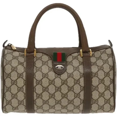 Pre-owned Weekend Bags, female, , Size: ONE SIZE Pre-owned Leather gucci-bags - Gucci Vintage - Modalova