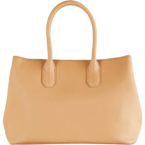 Chic Leather Shopping Bag , female, Sizes: ONE SIZE - PATRIZIA PEPE - Modalova