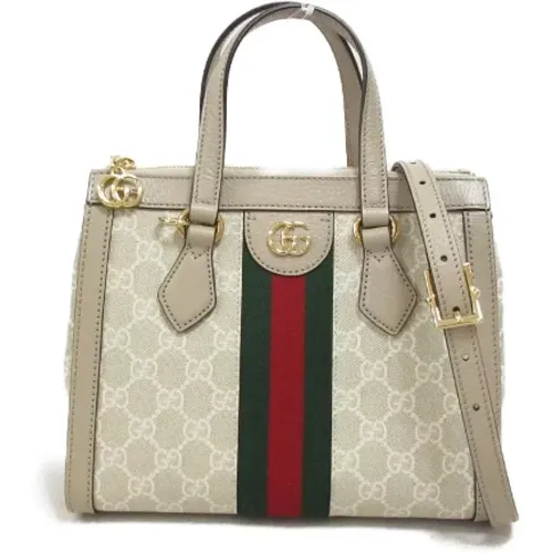 Pre-owned Handbags, female, , Size: ONE SIZE Pre-owned Canvas crossbody-bags - Gucci Vintage - Modalova