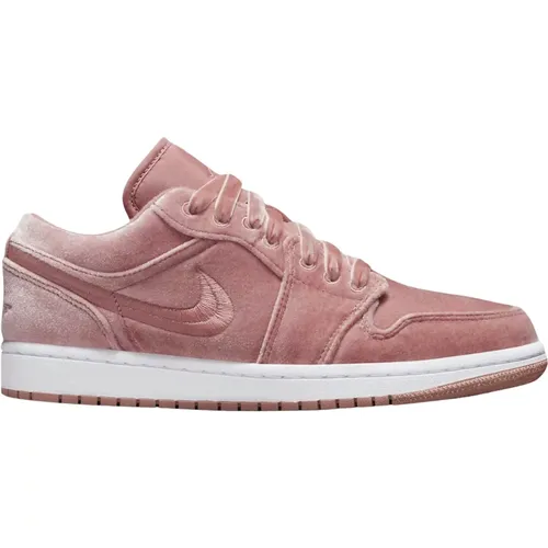 Rosa Samt Low SE Limited Edition , Herren, Größe: 35 1/2 EU - Nike - Modalova