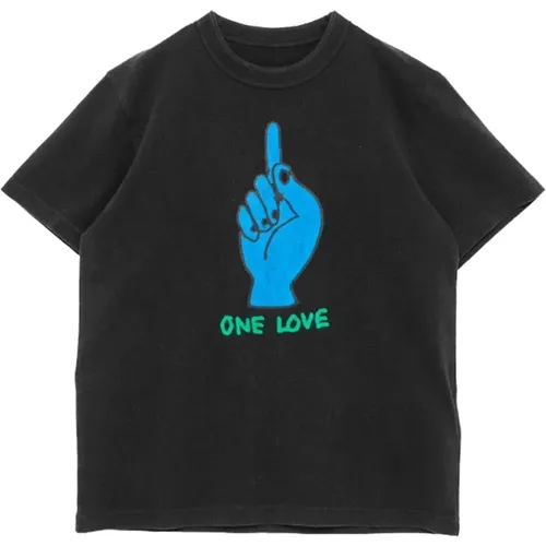 T-Shirts, male, , Size: M One Love T-shirt - Sacai - Modalova