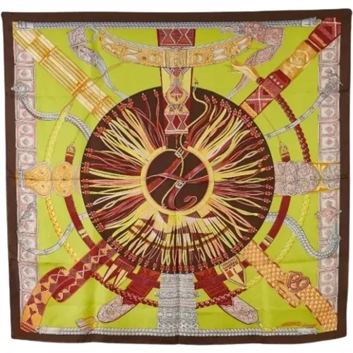 Pre-owned Scarves, female, , Size: ONE SIZE Pre-owned Silk scarves - Hermès Vintage - Modalova