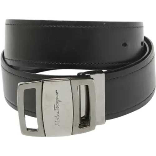 Pre-owned Belts, male, , Size: ONE SIZE Pre-owned Leather belts - Salvatore Ferragamo Pre-owned - Modalova