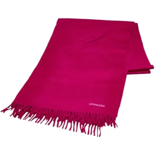 Pre-owned Scarves, female, , Size: ONE SIZE Pre-owned Cashmere scarves - Hermès Vintage - Modalova