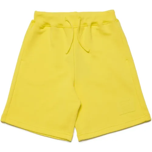 Fleece-Shorts mit mehrfarbiger Grafik - Dsquared2 - Modalova