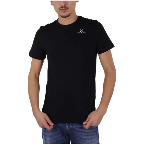 Logo Cafers Slim T-shirt , Herren, Größe: M - Kappa - Modalova