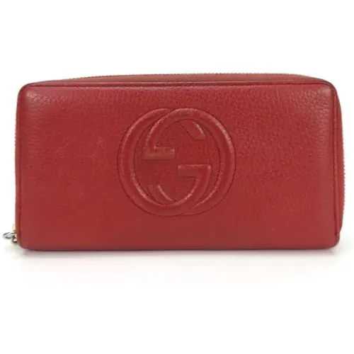 Pre-owned Wallets, female, , Size: ONE SIZE Pre-owned Leather wallets - Gucci Vintage - Modalova