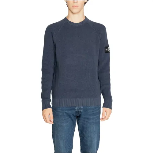 Herren Pullover Kollektion aus Bio-Baumwolle , Herren, Größe: S - Calvin Klein Jeans - Modalova