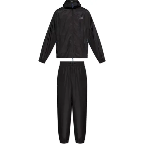 Training Sets, male, , Size: M Set: jacket and trousers - Emporio Armani EA7 - Modalova