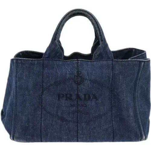 Pre-owned Canvas handbags , female, Sizes: ONE SIZE - Prada Vintage - Modalova